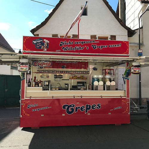 Unser Crepes Stand